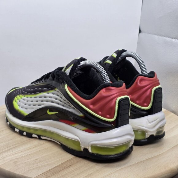 Nike Air Max Deluxe Running Shoes AJ7831-003 Black Red Mens Size 7.5  Sneaker - Picture 7 of 13